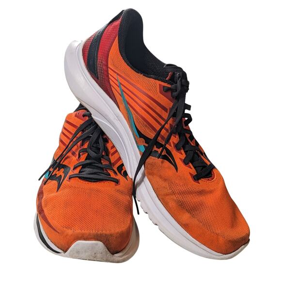 Saucony Kinvara 12 Running Shoes Mens 12 Orange Lightweight Performance Marathon - Picture 1 of 16